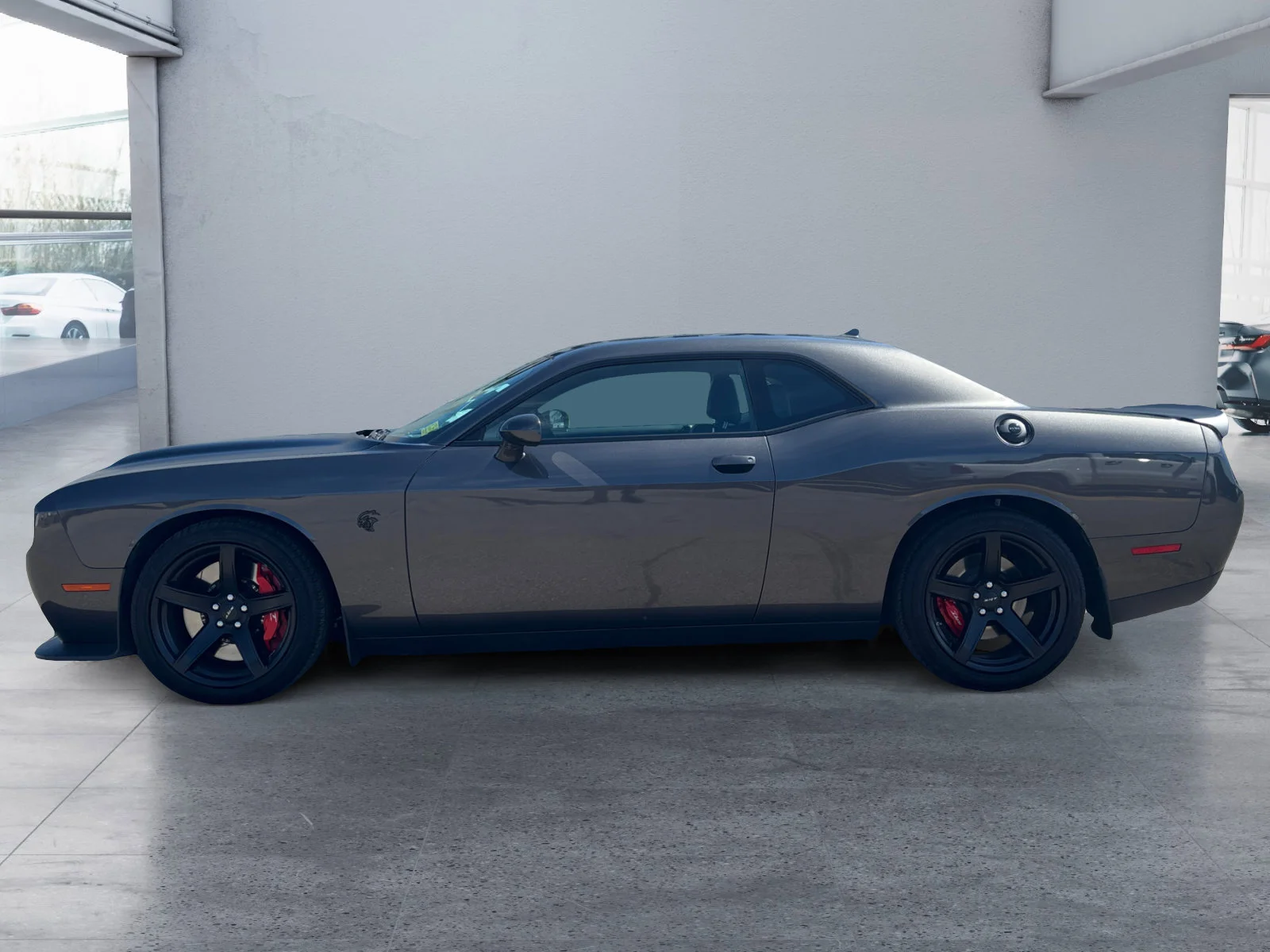 Used 2022 Granite Crystal Metallic Dodge SRT Hellcat image 2