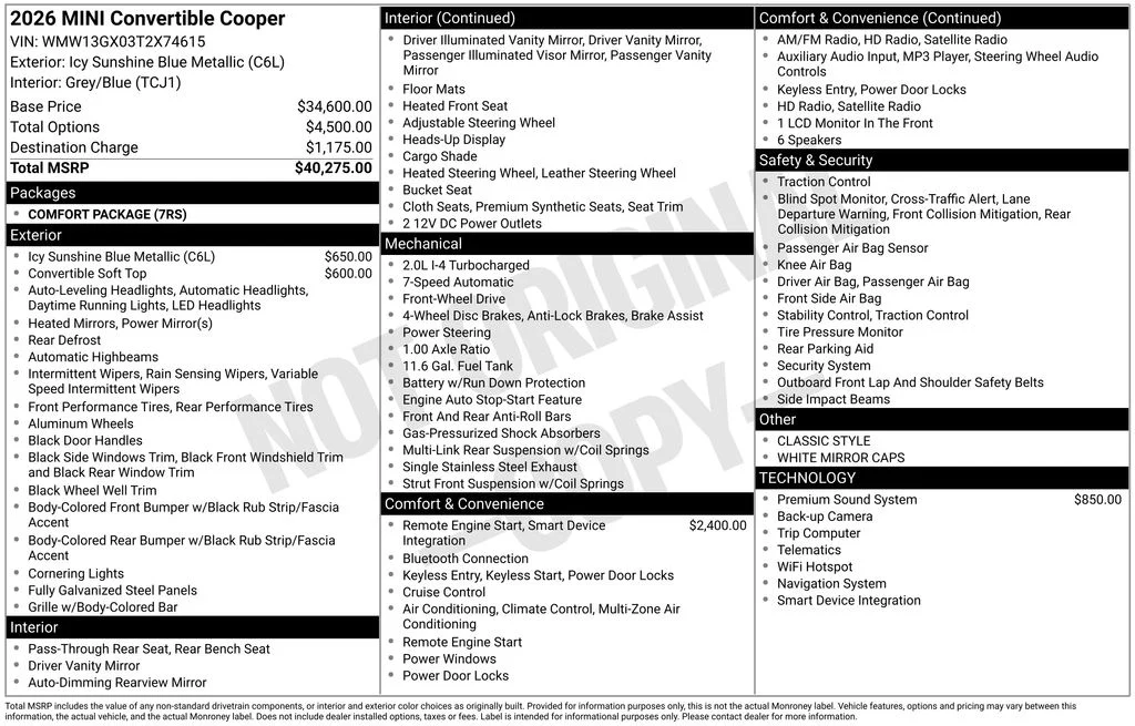 2026 MINI Convertible Base - Photo 34