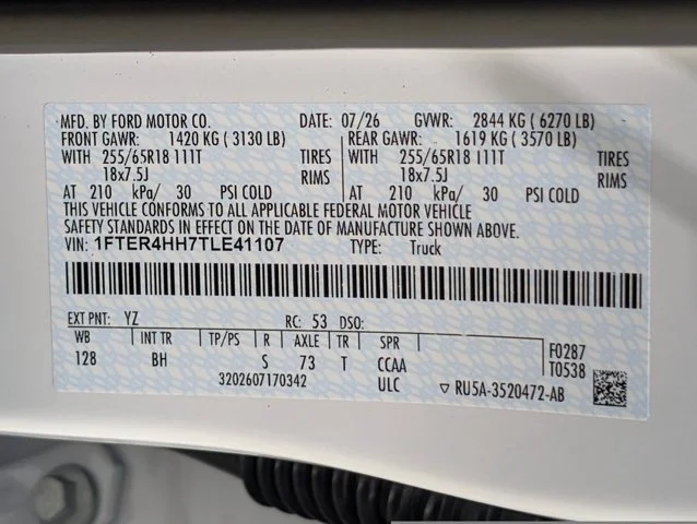 New 2026 Oxford White Ford XLT image 59