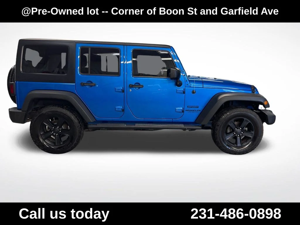 Used 2016 Blue Jeep Unlimited Sport image 6