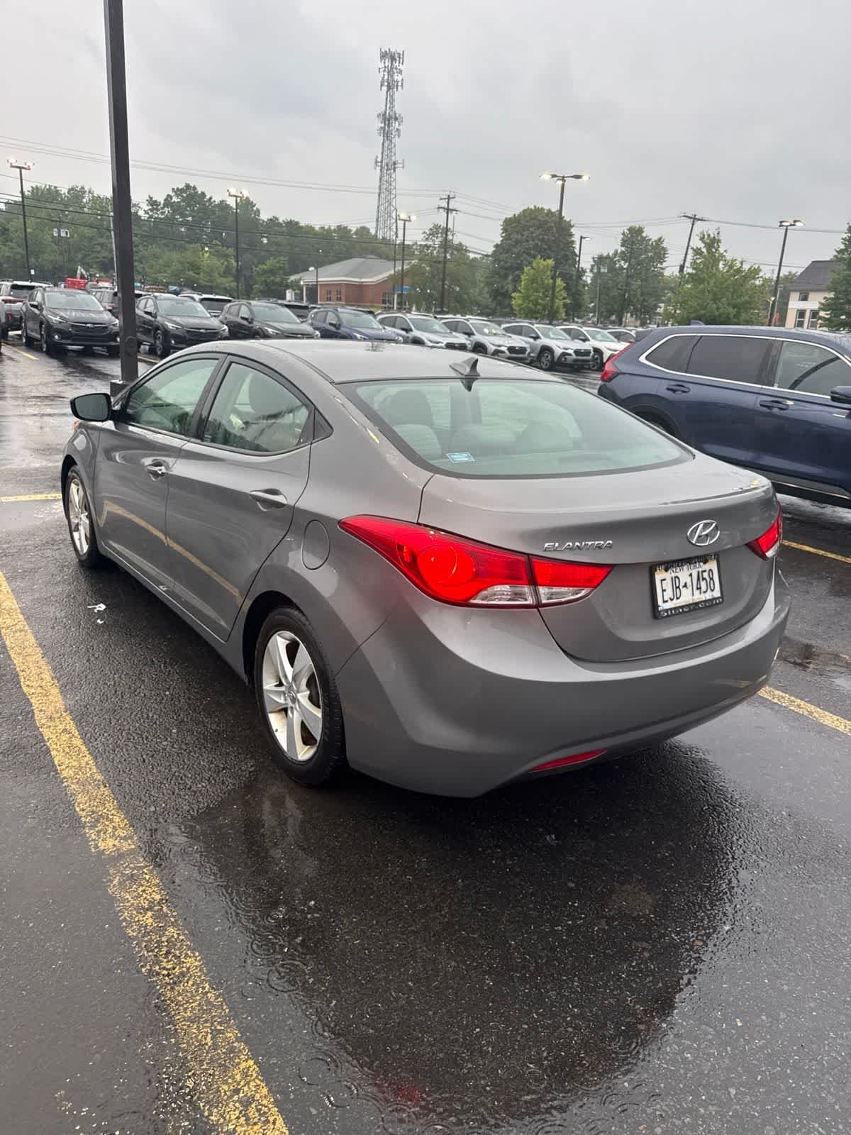 Used 2013 Harbor Gray Metallic Hyundai GLS PZEV image 2