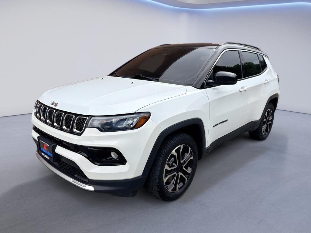 Used 2023 Bright White Clearcoat Jeep Limited image 1