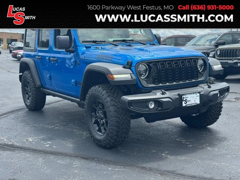 New 2026 Hydro Blue Pearl-Coat Exterior Paint Jeep Willys image 1