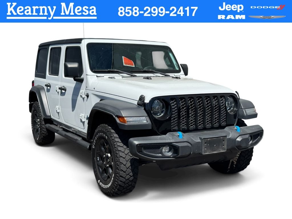 Used 2023 White Jeep Willys 4xe image 1