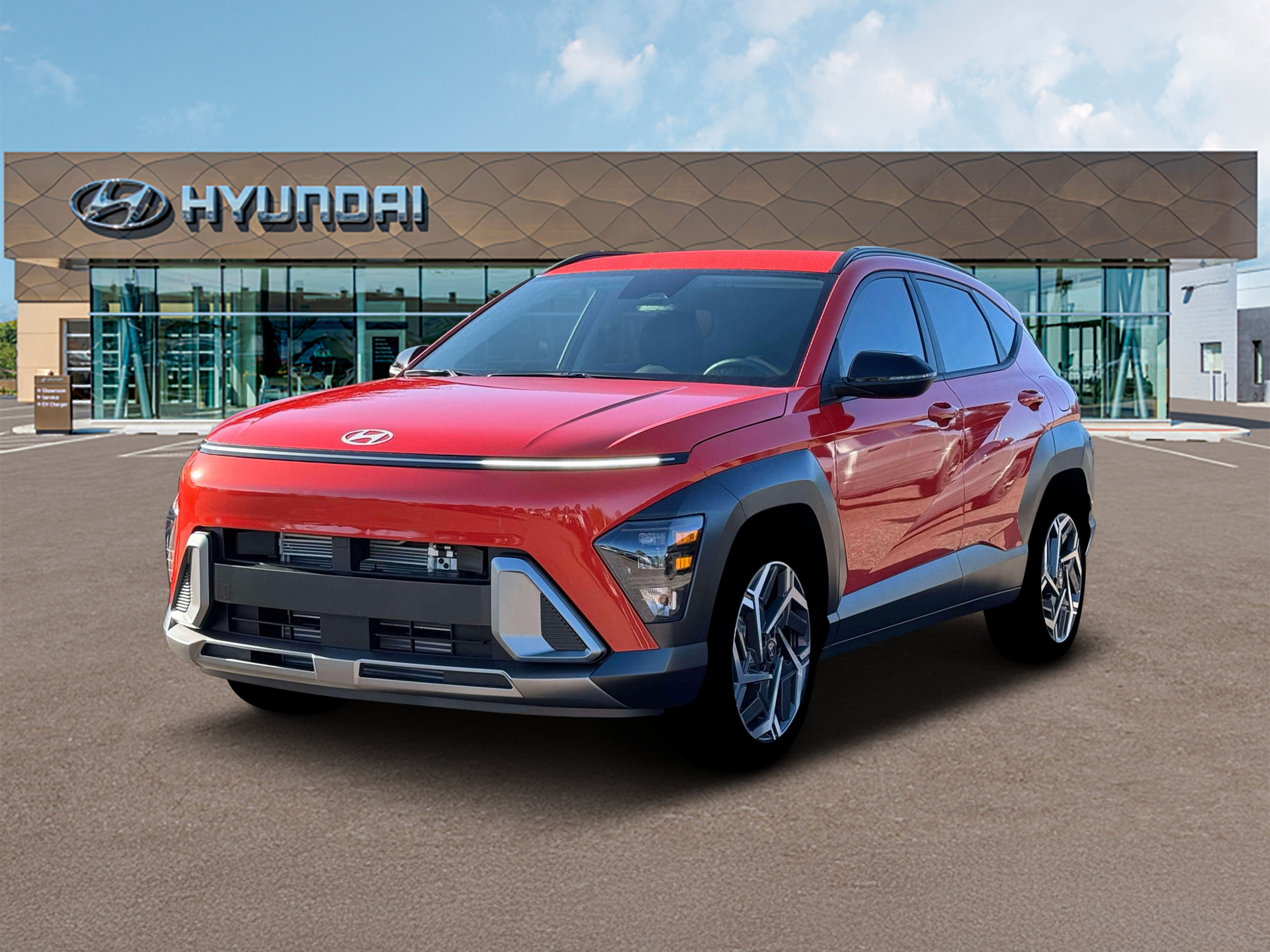 New 2026 Orange Hyundai SEL Premium FWD image 1