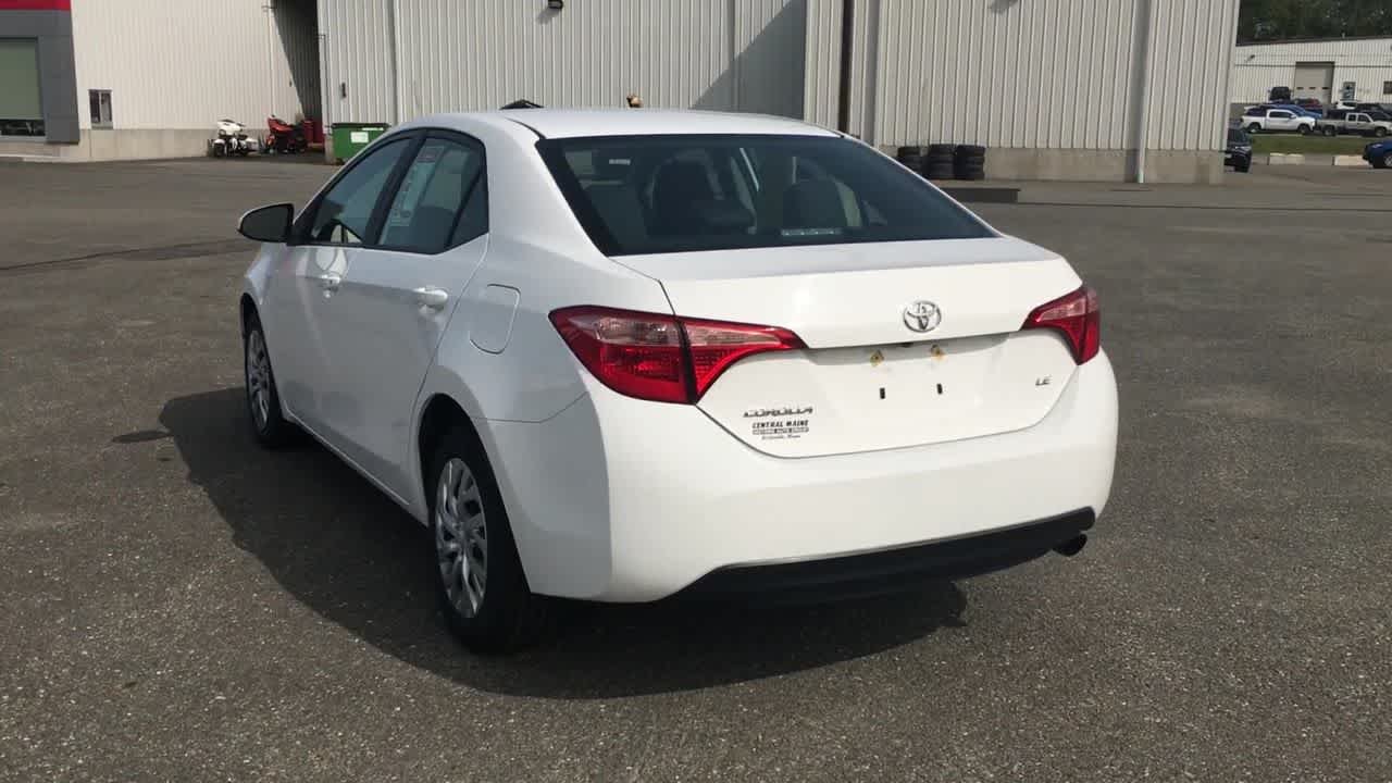 Used 2018 Super White Toyota LE image 7