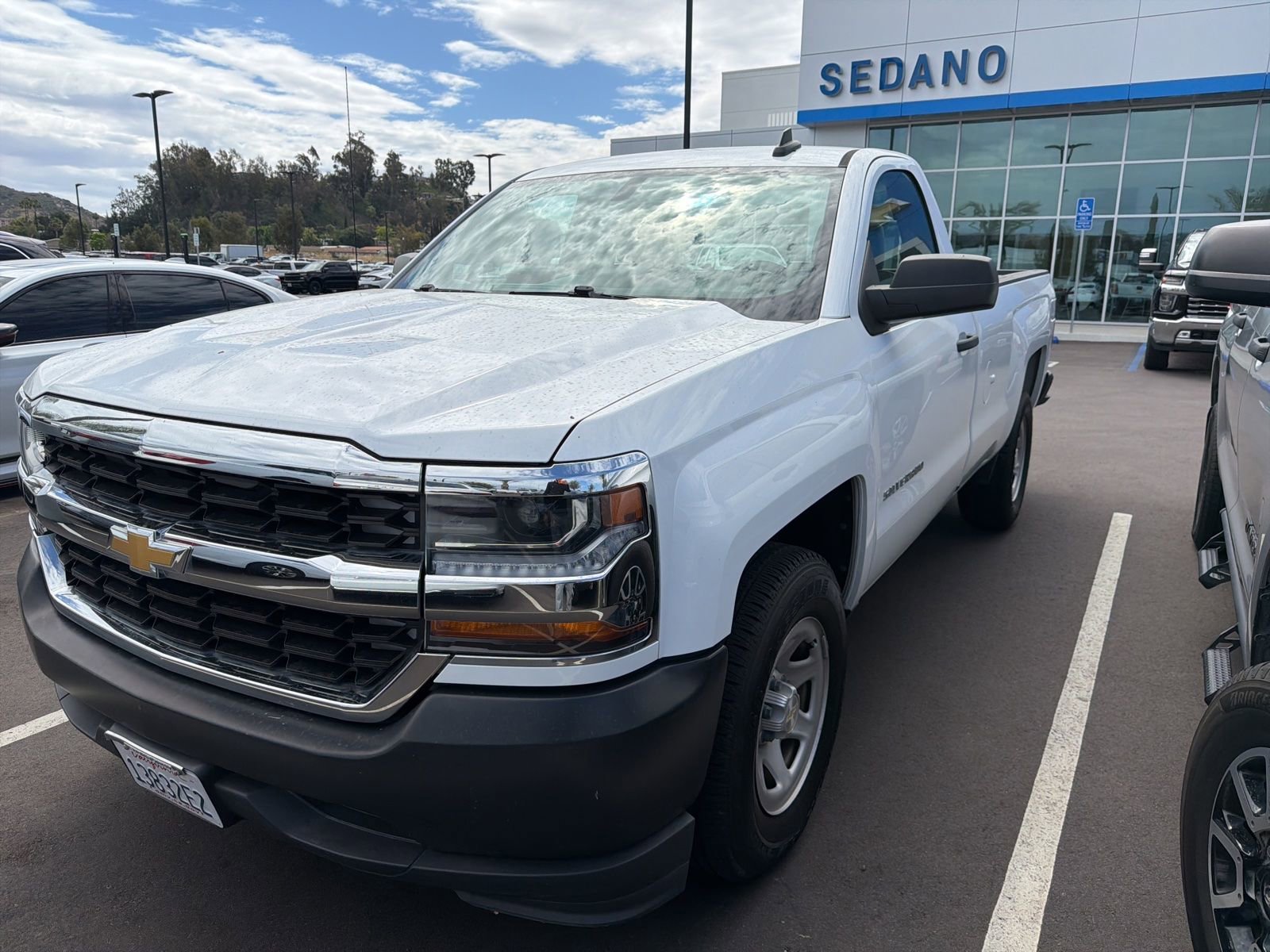 Used 2016 Chevrolet Silverado 1500 Work Truck 1WT with VIN 1GCNCNEC2GZ353388 for sale in Santee, CA