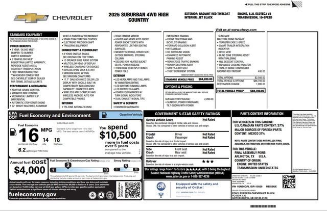2025 Chevrolet Suburban High Country - Photo 26