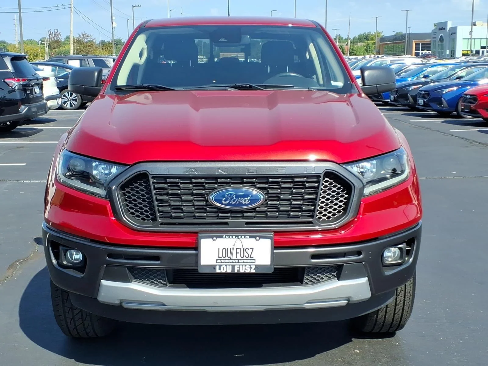 Used 2021 Rapid Red Metallic Tinted Clearcoat Ford XLT image 33