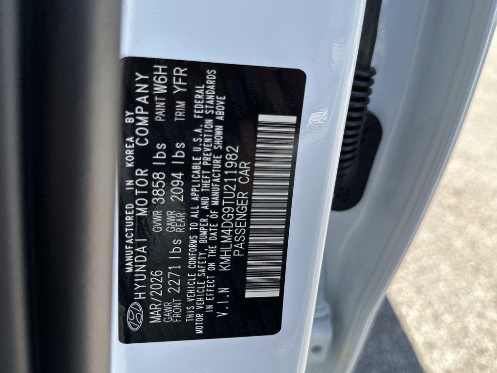 New 2026 Serenity White Hyundai SEL Sport image 27