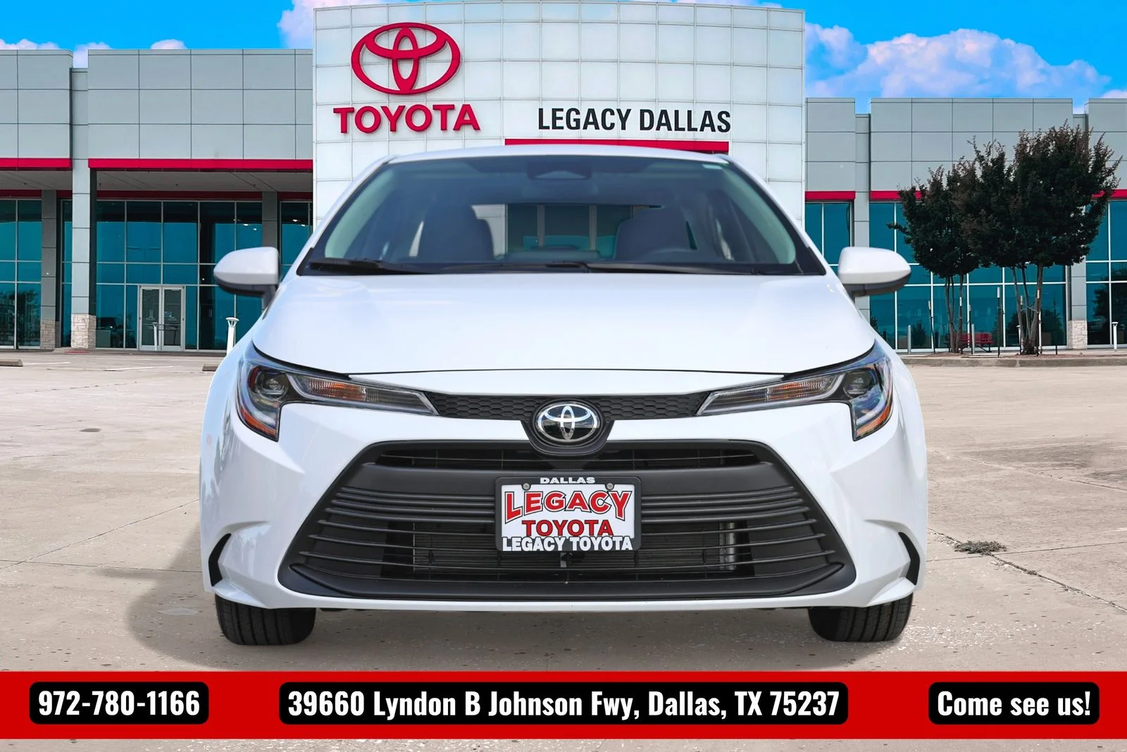 New 2026 White Toyota LE image 4