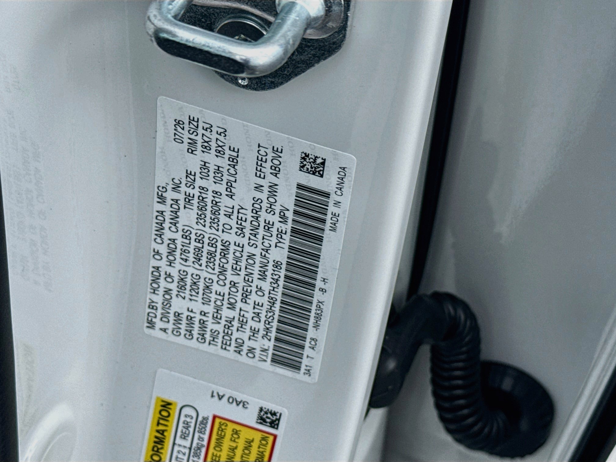 New 2026 Platinum White Pearl Honda EX image 27