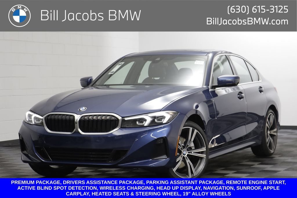 Certified Used 2024 Phytonic Blue Metallic BMW 330i xDrive image 1