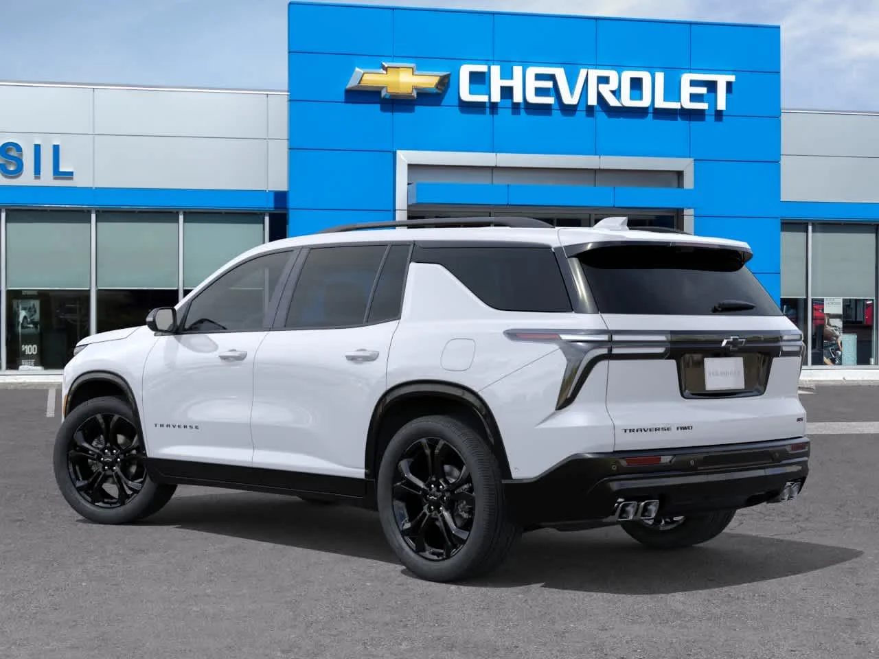 New 2027 Polar White Tricoat Chevrolet RS image 3