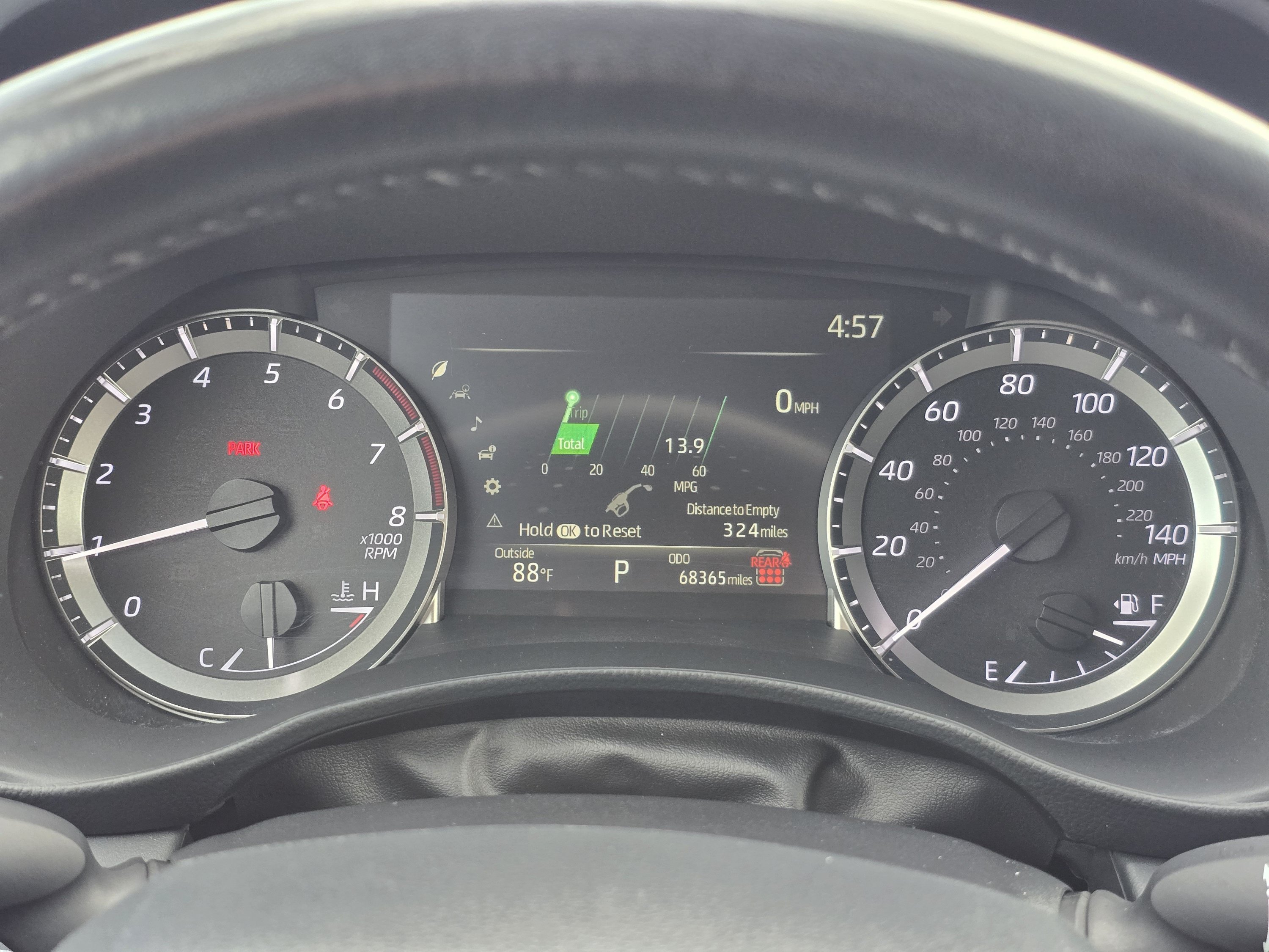 Used 2024 Ruby Flare Pearl Toyota LE image 12
