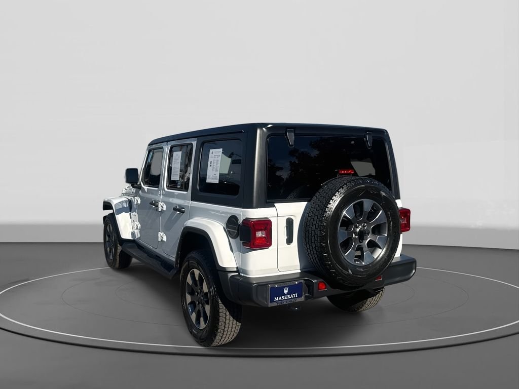 Used 2023 Bright White Clearcoat Jeep Sahara image 4