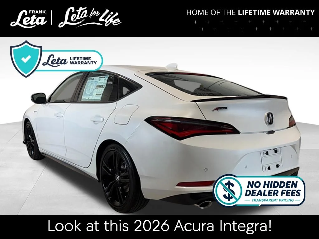 New 2026 White Acura A-Spec Tech Package image 3