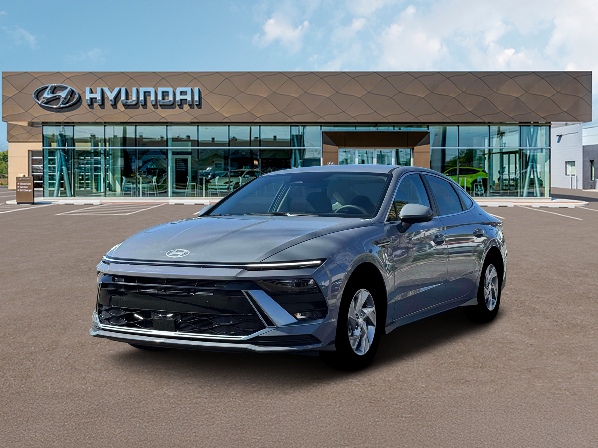 New 2026 Blue Hyundai SE image 1