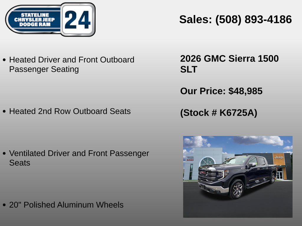 Used 2026 Silver GMC SLT image 10