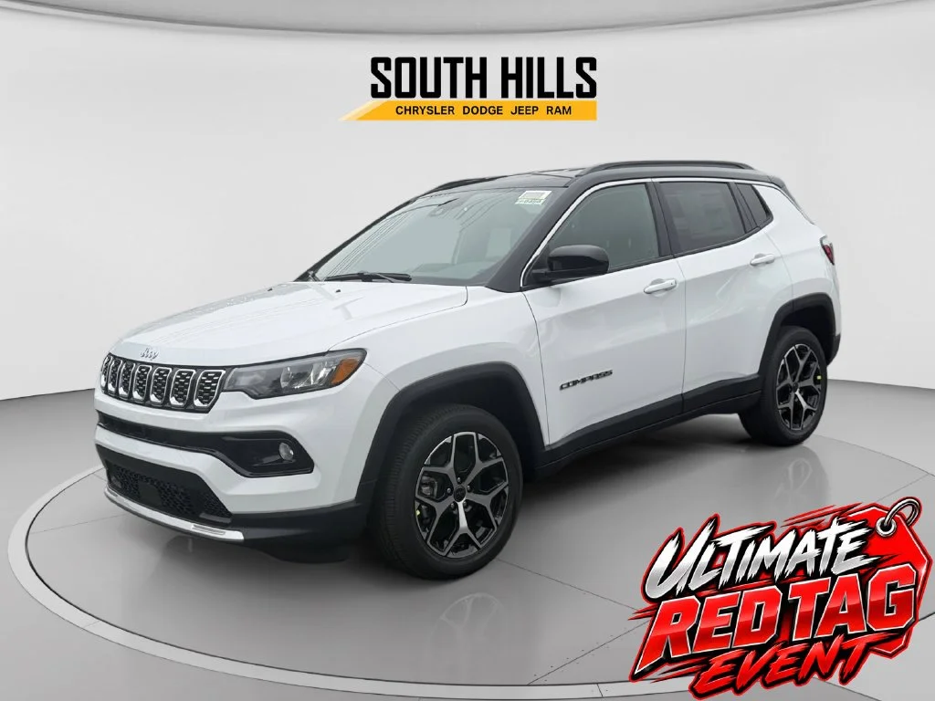 New 2026 Bright White Clear-Coat Exterior Paint Jeep Limited image 1