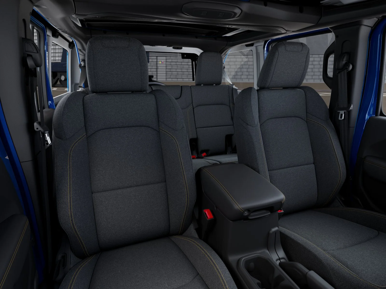 New 2027 Hydro Blue Pearl-Coat Paint Jeep Sahara image 16