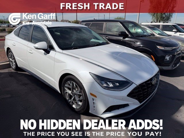 Used 2020 Quartz White Hyundai SEL image 1