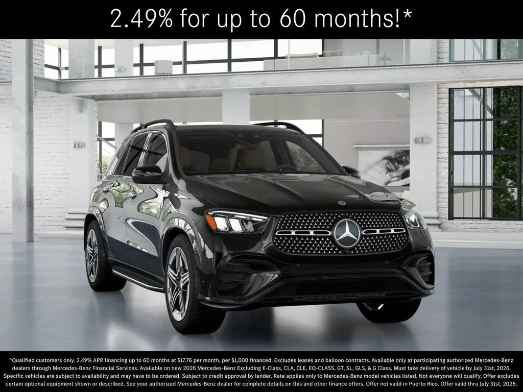 New 2026 Obsidian Black Metallic Mercedes-Benz GLE 450 image 51