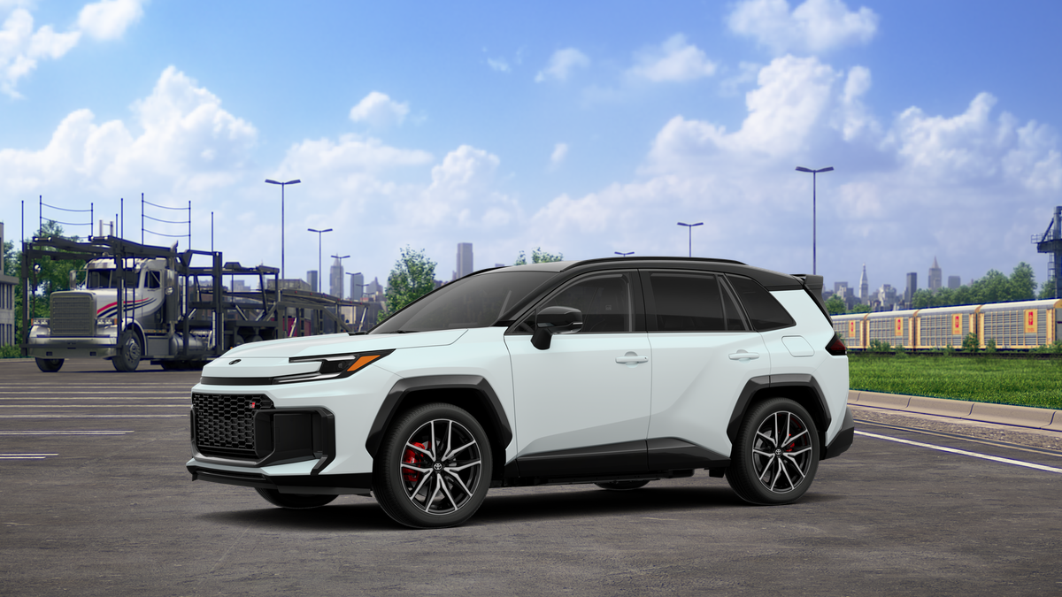 New 2026 Wind Chill Pearl with Midnight Black Metallic roof Toyota GR SPORT image 2