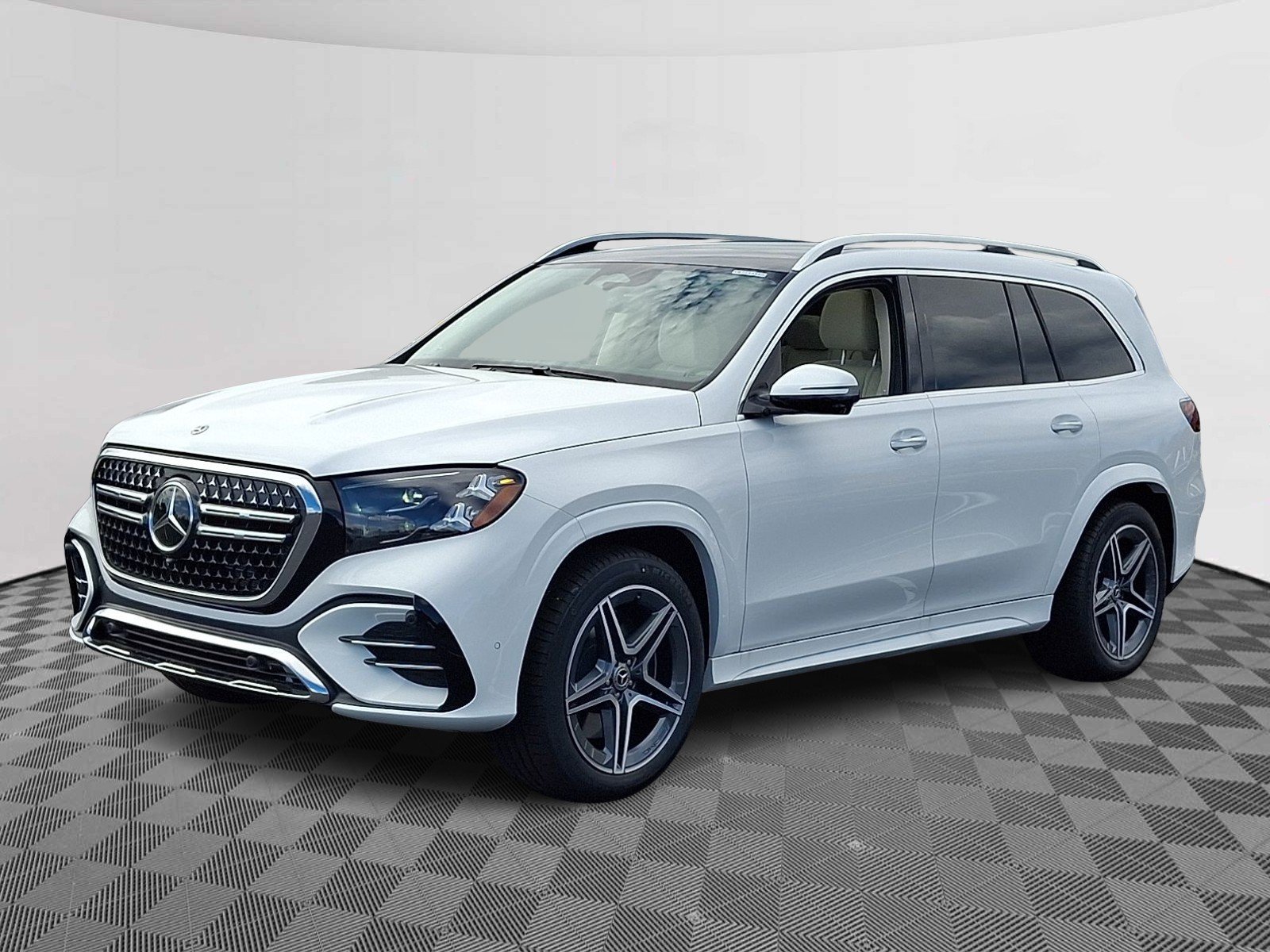 New 2027 Polar White Mercedes-Benz GLS 450 image 3