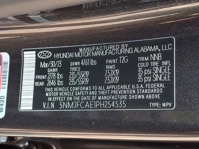 Used 2023 Gray Hyundai SEL image 28