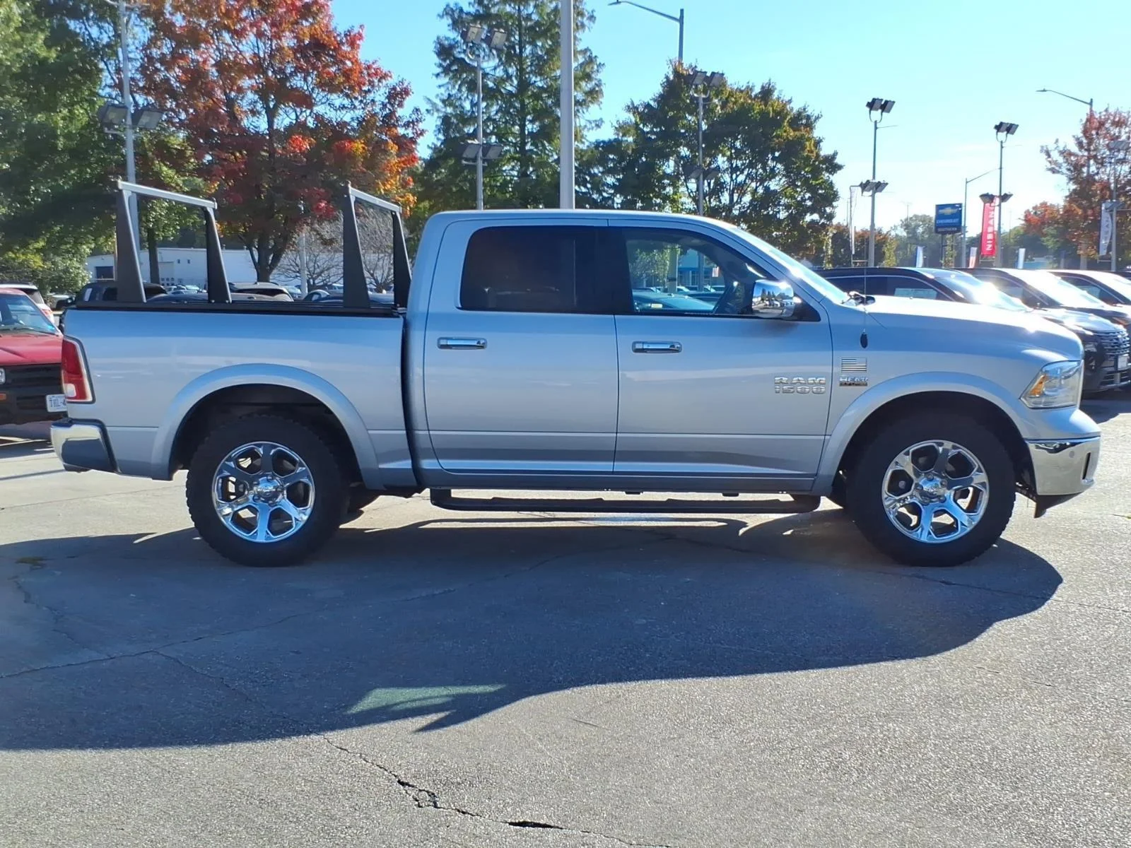Used 2017 Bright Silver Metallic Clearcoat Ram Laramie image 6