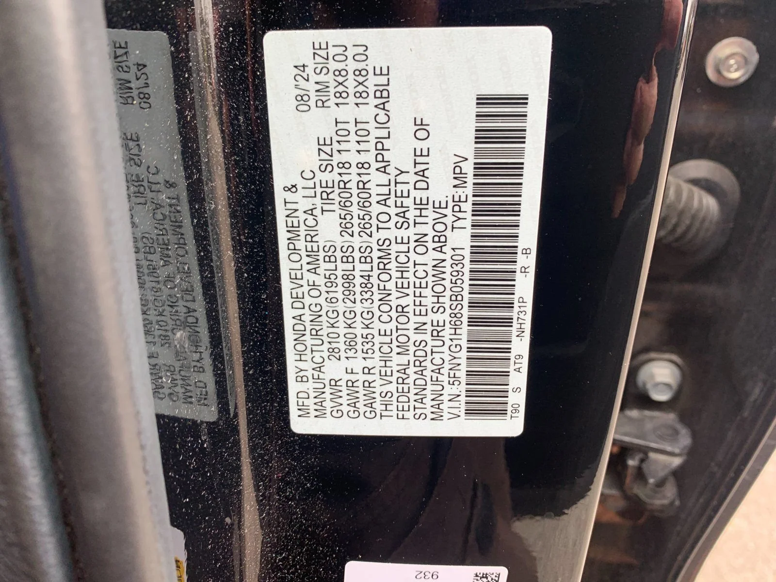 Used 2025 Black Honda TrailSport image 31