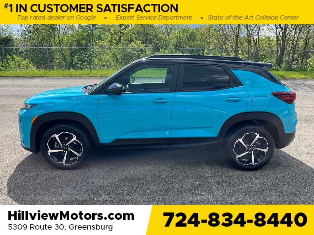 Certified 2021 Chevrolet Trailblazer RS with VIN KL79MUSL4MB081022 for sale in Greensburg, PA