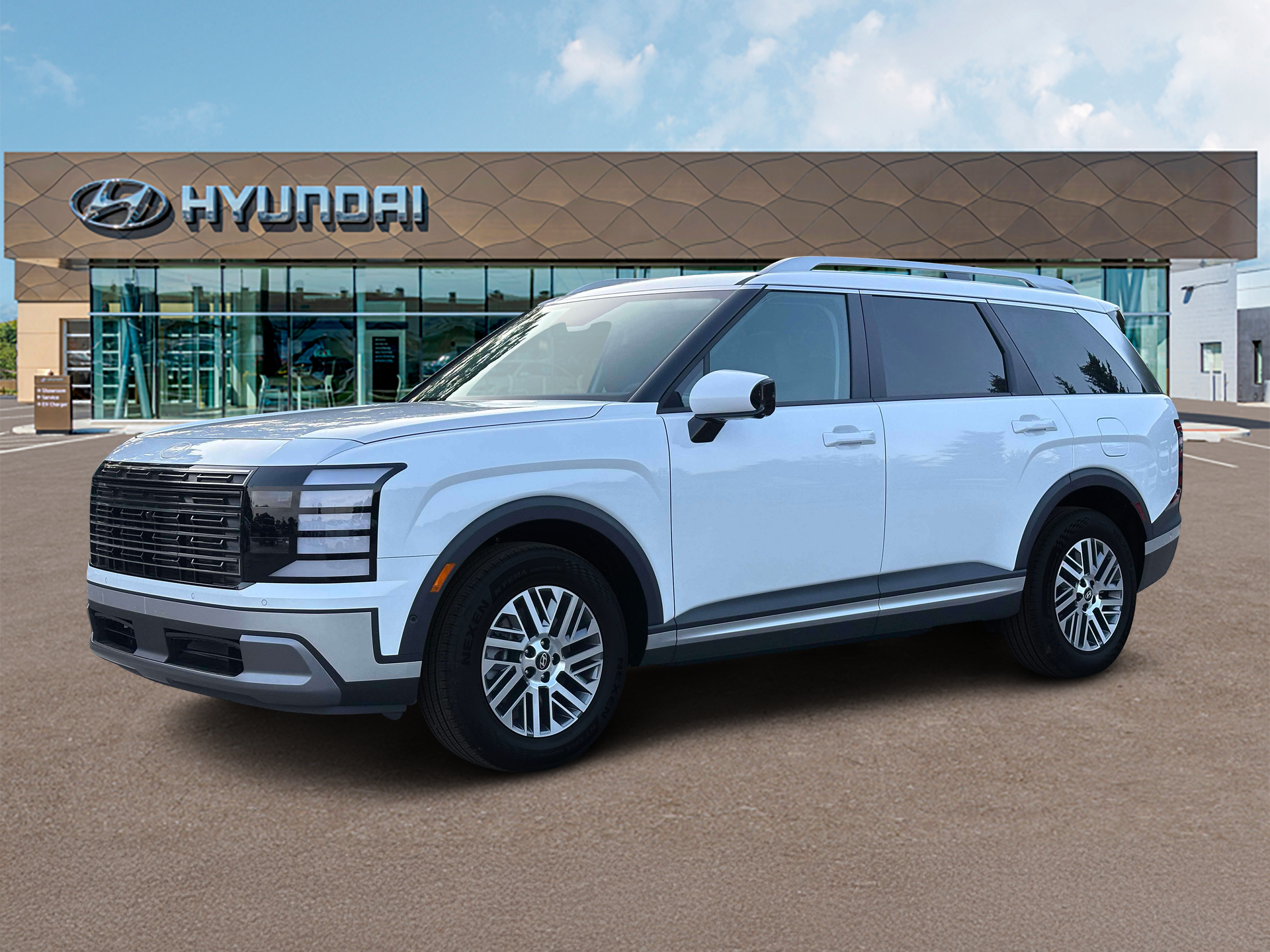 New 2027 Creamy White Pearl Hyundai SEL Premium AWD image 2