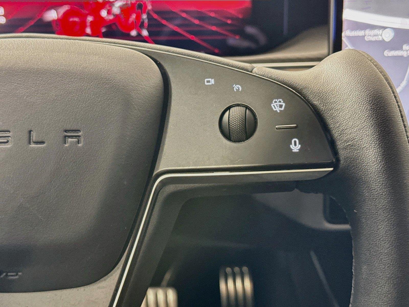 Used 2021 Solid Black Tesla Plaid image 18