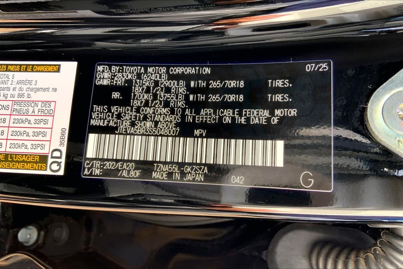 Certified Used 2025 Black Toyota TRD Off Road Premium image 37