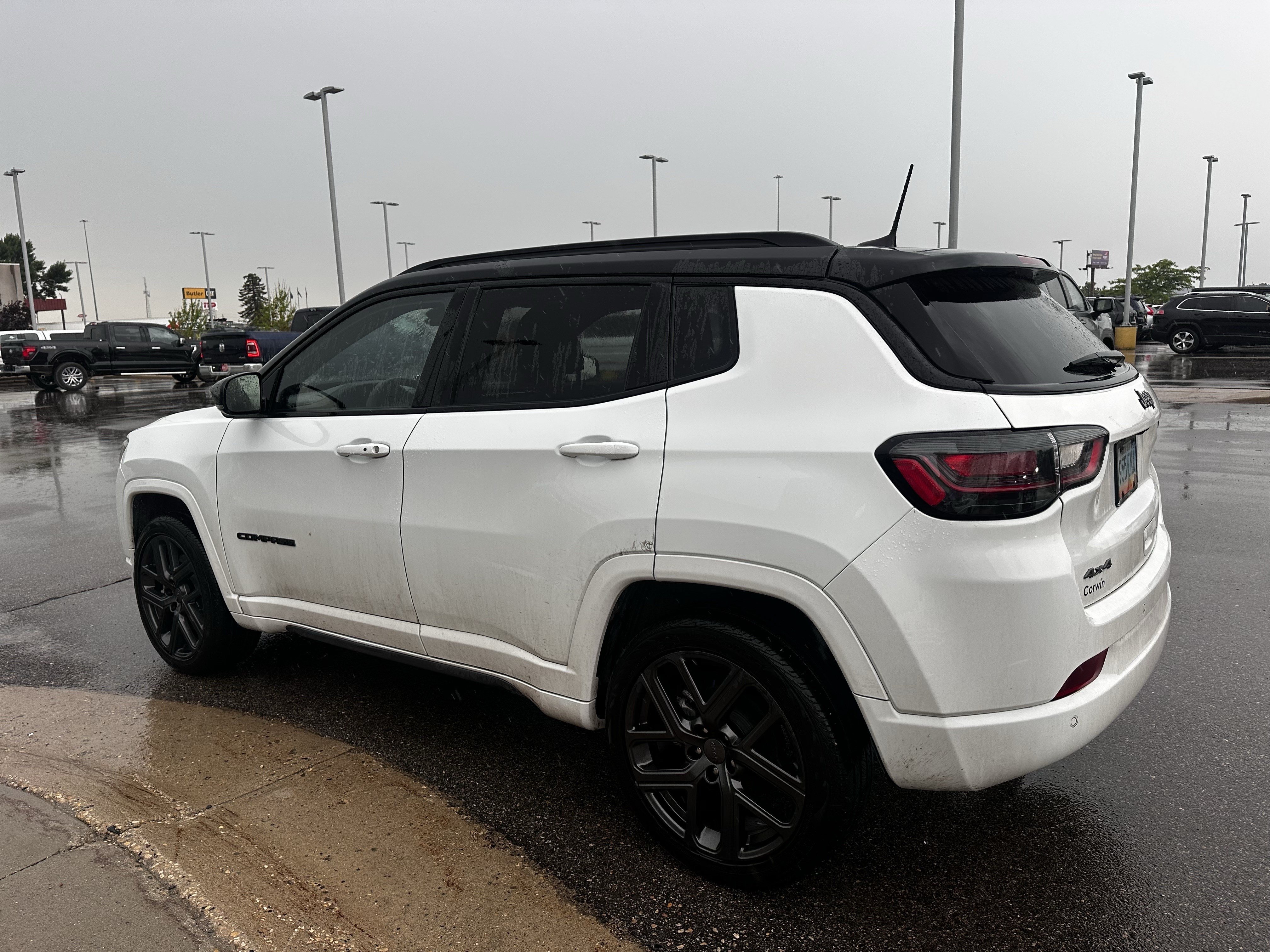 Used 2024 Bright White Clearcoat Jeep Limited image 3