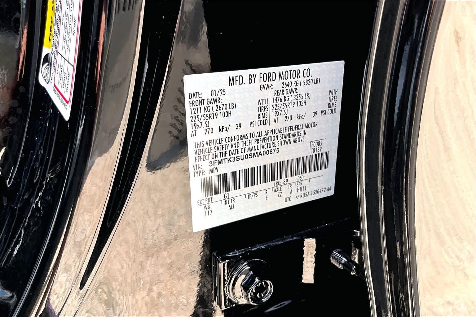 Certified Used 2025 Shadow Black Ford Premium image 33