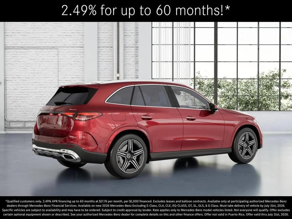 New 2026 MANUFAKTUR Patagonia Red Metallic Mercedes-Benz GLC 300 image 62