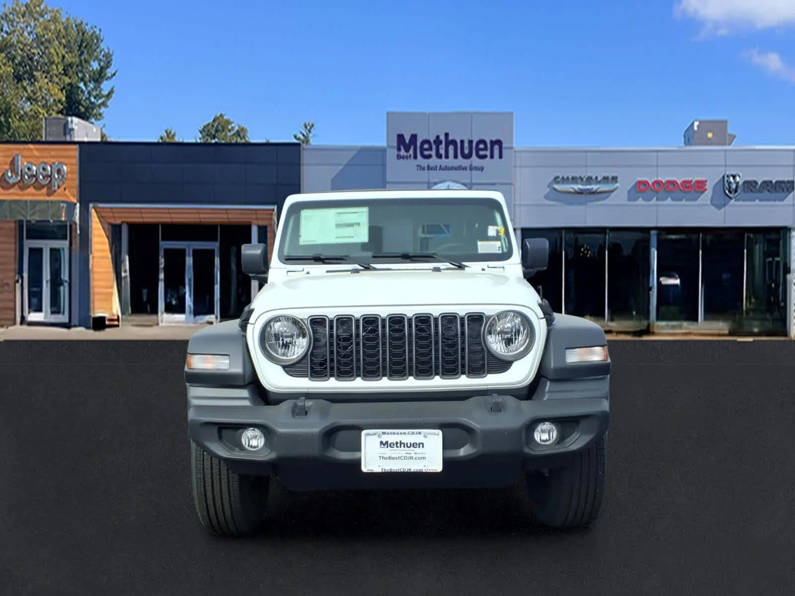 New 2026 Bright White Clearcoat Jeep Sport image 2