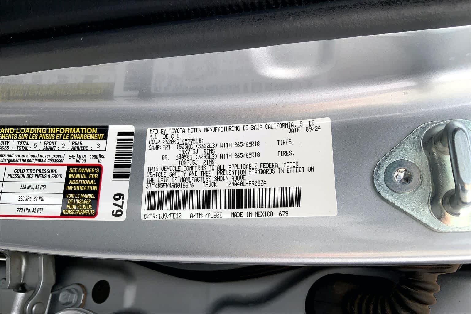 Used 2024 Celestial Silver Metallic Toyota TRD Sport image 37