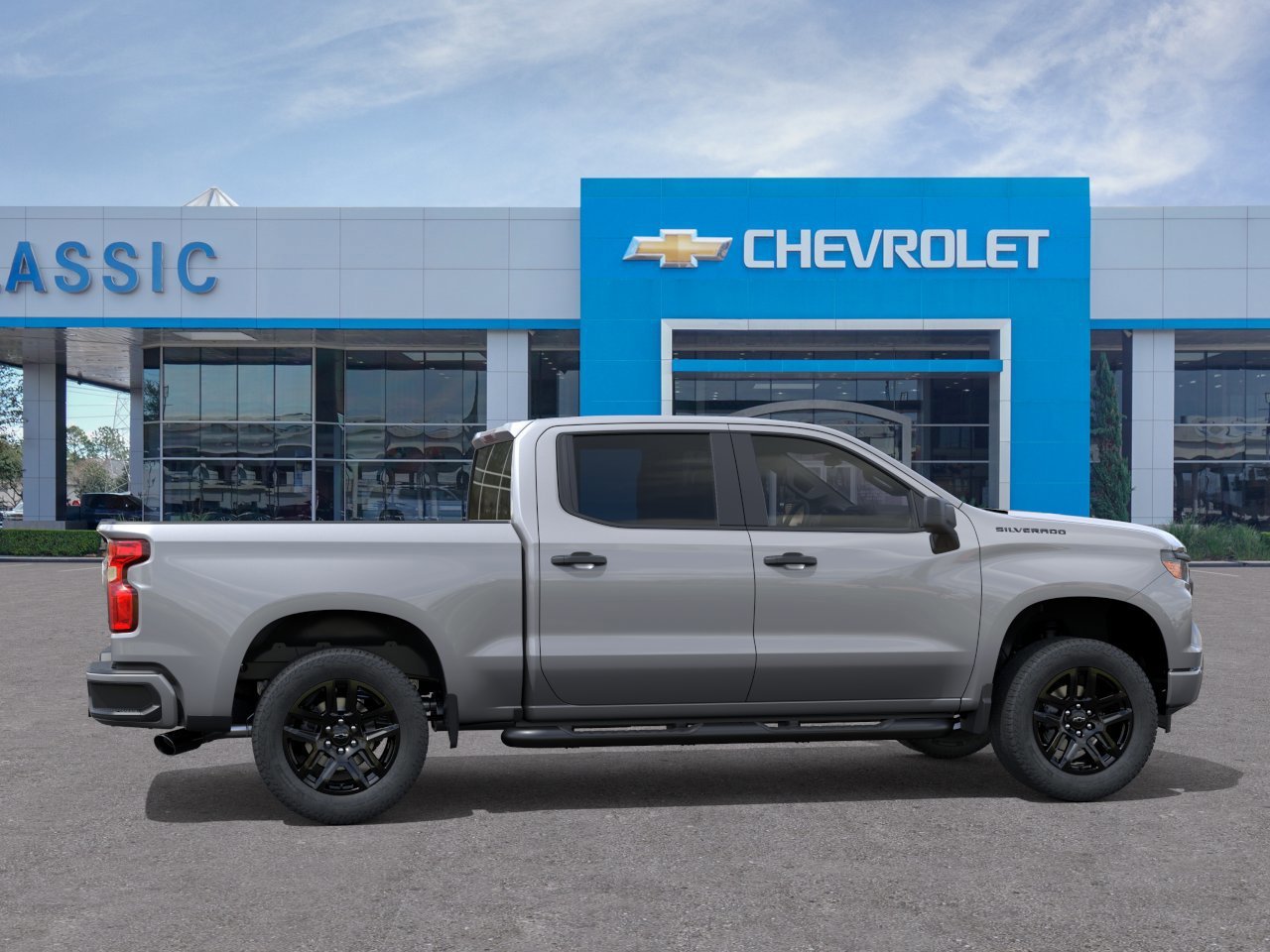 2026 Chevrolet Silverado 1500 Custom Gray at Classic Elite Chevrolet Hwy 6