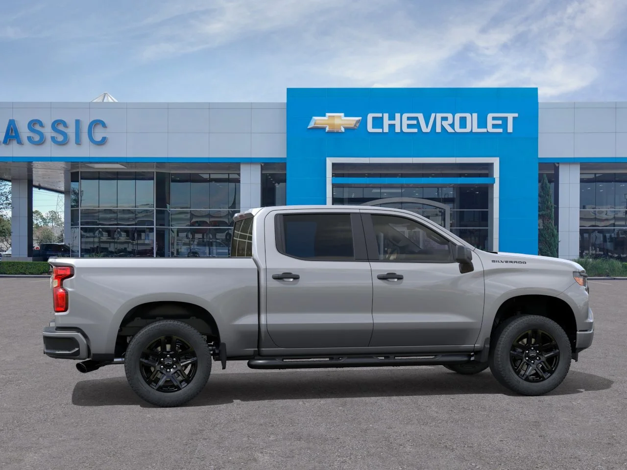2026 Chevrolet Silverado 1500 Custom Gray at Classic Elite Chevrolet Sugar Land