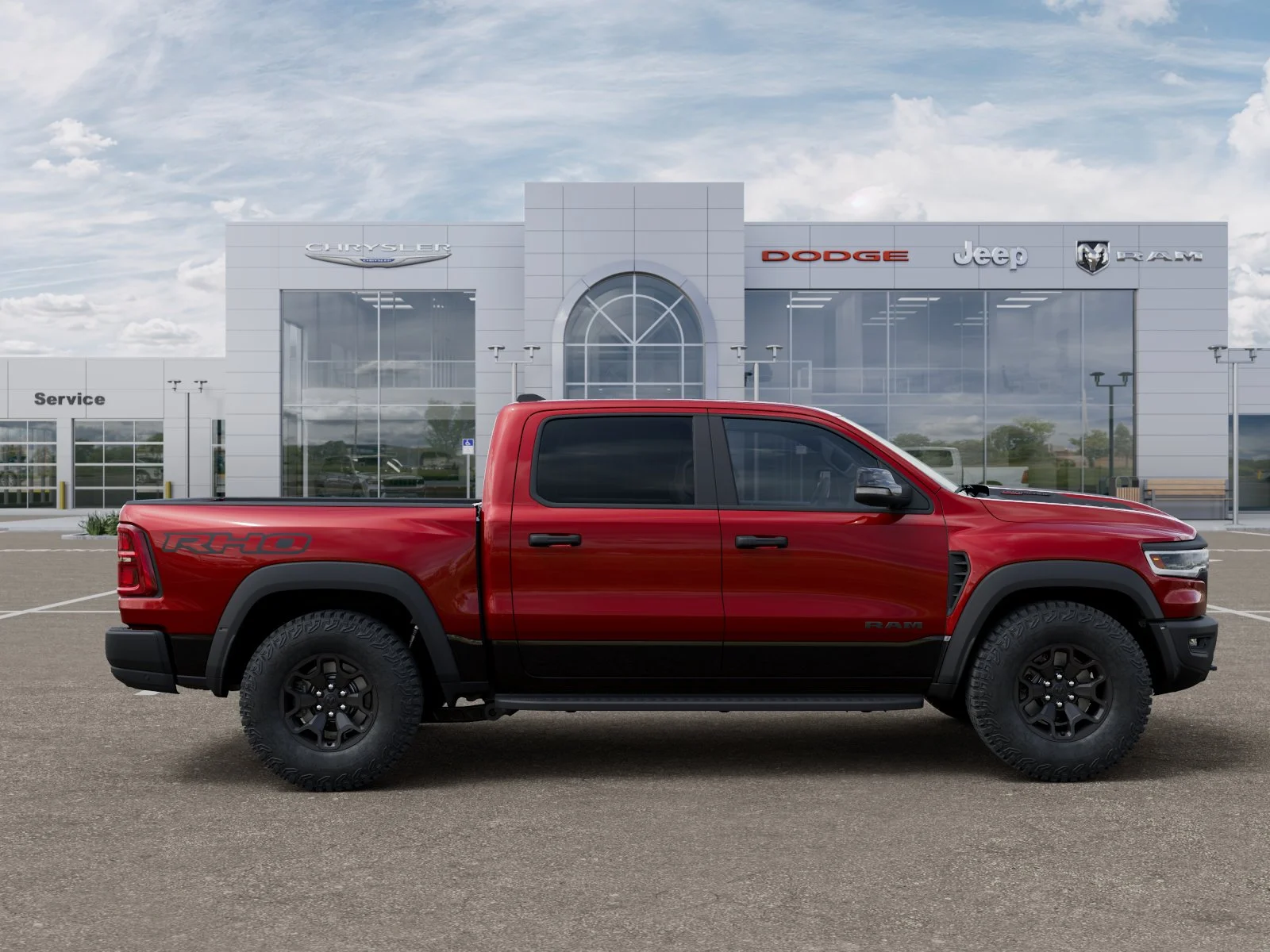 New 2026 Molten Red Pearl-Coat Exterior Paint RAM RHO image 48