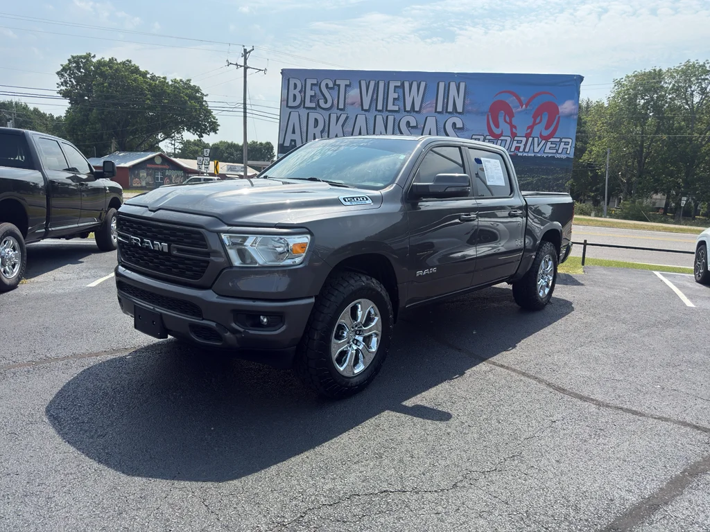 Used 2023 Granite Crystal Metallic Clearcoat Ram Big Horn image 1