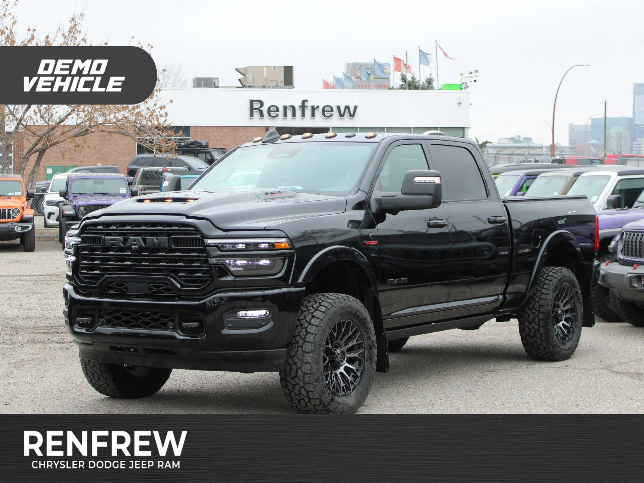 Used 2026 Black RAM Limited*, 2 Inch BS Lift, 35 Inch Tires, Fuel Wheels image 1