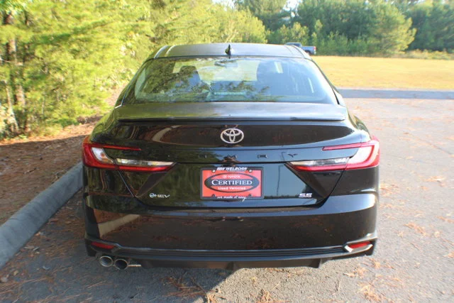 Used 2025 Midnight Black Metallic Toyota SE image 13