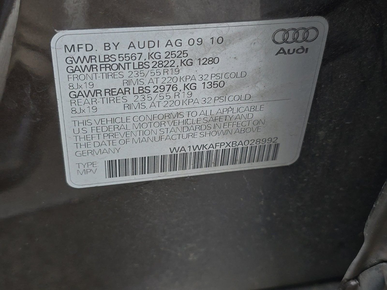 Used 2011  Audi 3.2 Prestige image 27