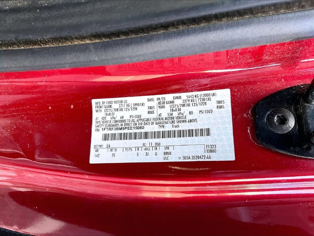 Used 2023 Red Metallic Ford XLT image 6
