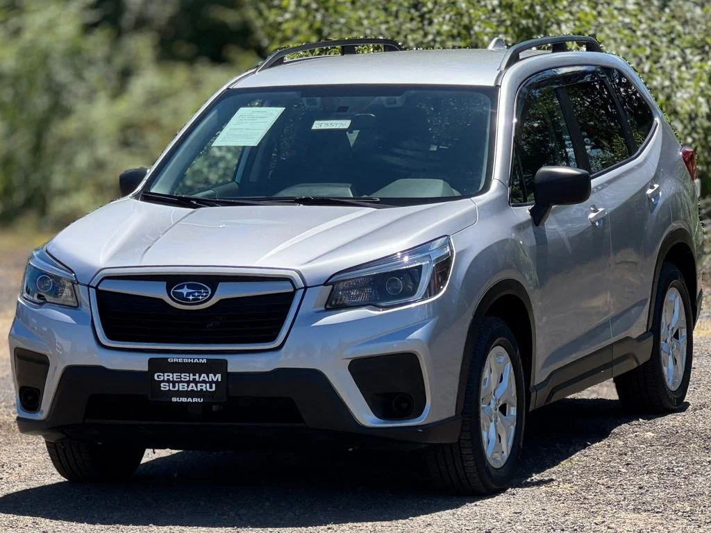 Certified Used 2021 Silver Subaru Base image 3